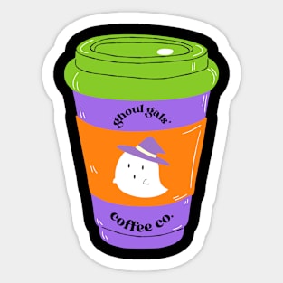 Ghoul Gals' Coffee Company Halloween Sticker